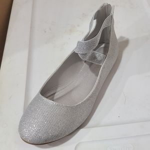 Silver Glitter Dress Shoe